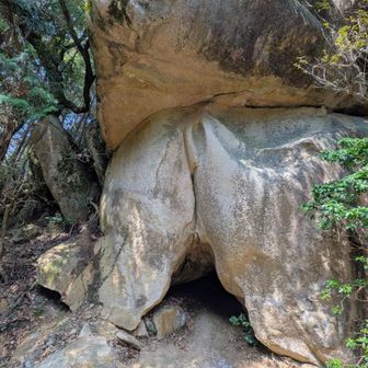 命名  おしり岩   WW