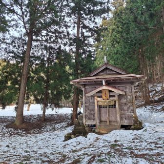 夕方前の鳥坂神社
