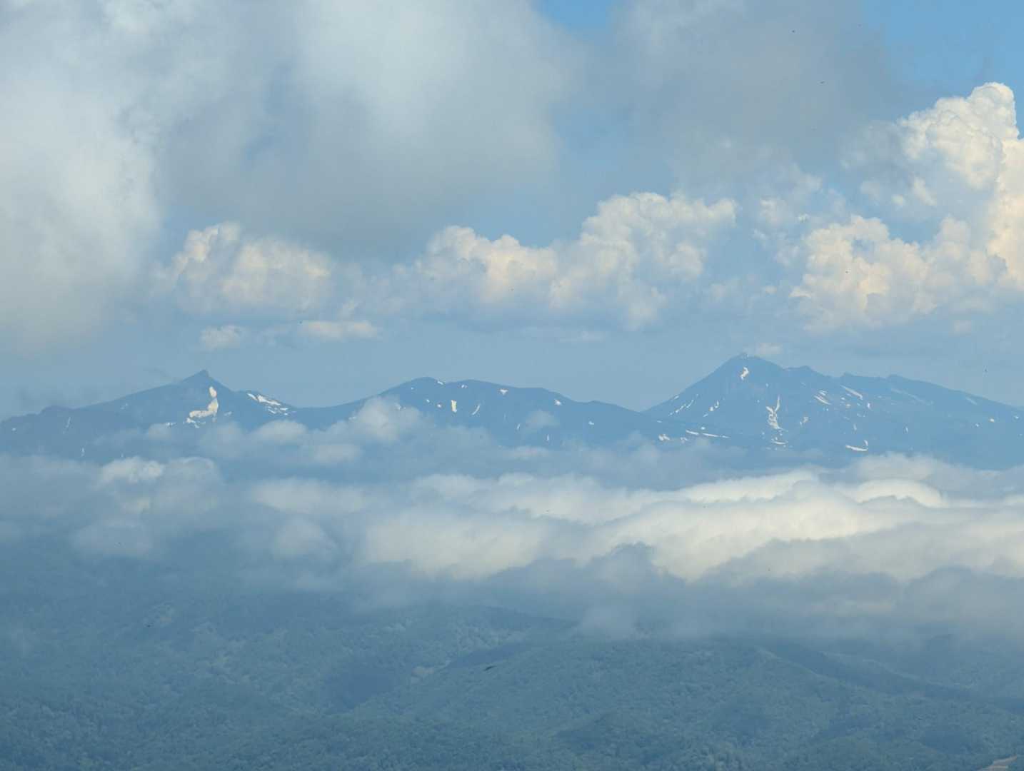 知床岳、硫黄山