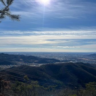 南側の景色。我が街も見えてる。
遠くのビル街も富士山も見えてラッキー。
