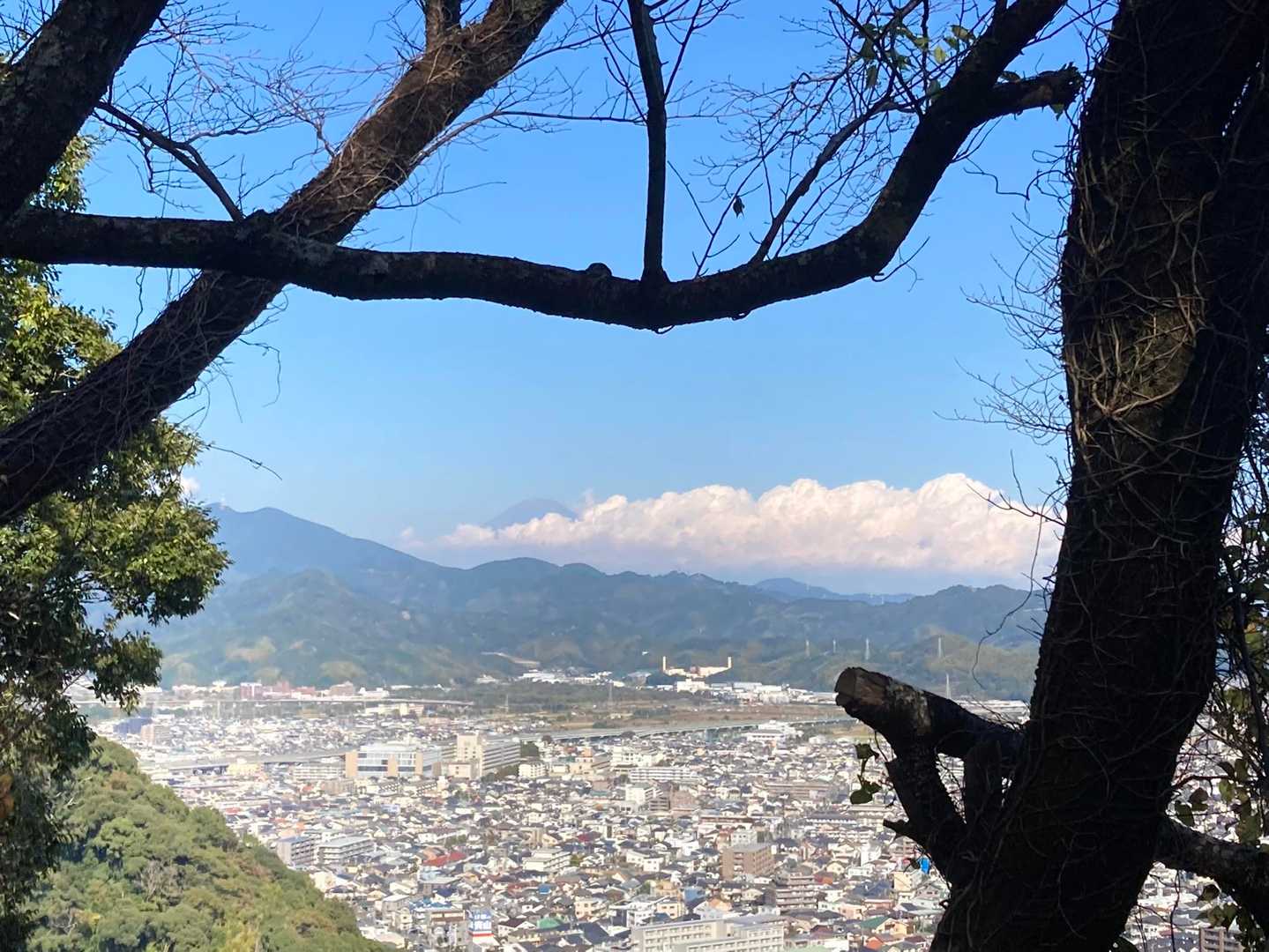 あ、富士山隠れ気味🗻