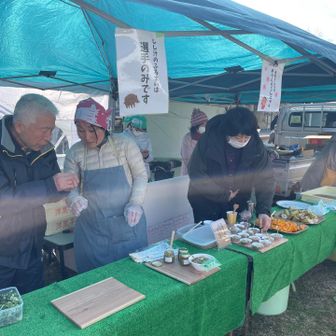  手作り蒟蒻とおにぎり🍙も美味しかった！