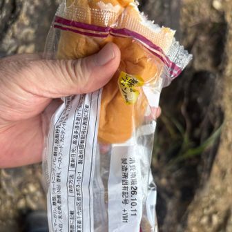 消費期限切れのコンビニパンでお昼🍞
お腹が痛くなったらどうしようと食べた後に思案😨　さわらびの湯までの軌道繋ぎはまた後日にしよう🤣　本日、最大のミス💦