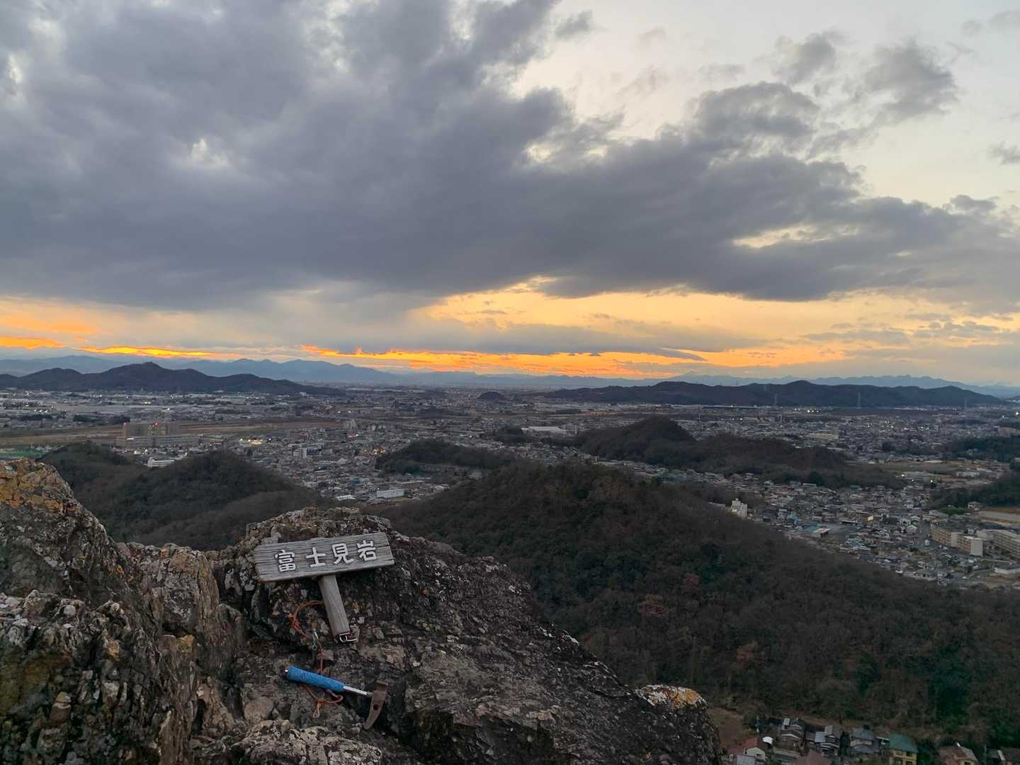 織姫神社-両崖山-天狗山-常念寺 縦走コースの写真