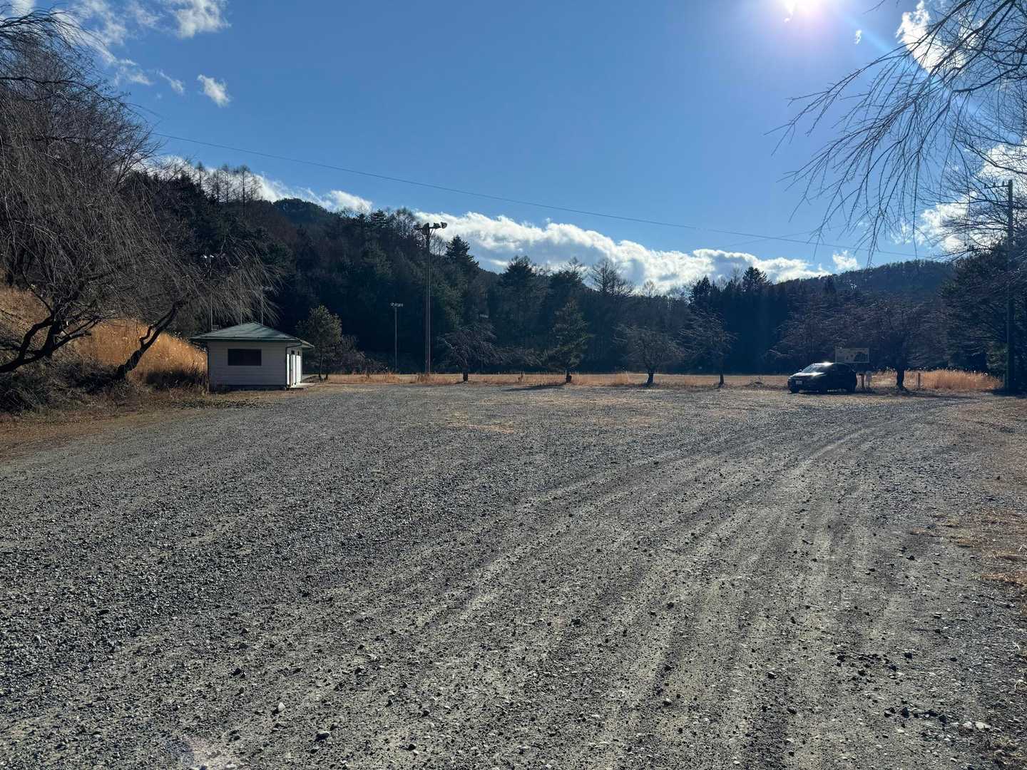 行きも帰りも私の車のみ🚗
道中もどなたとも行き合いませんでした