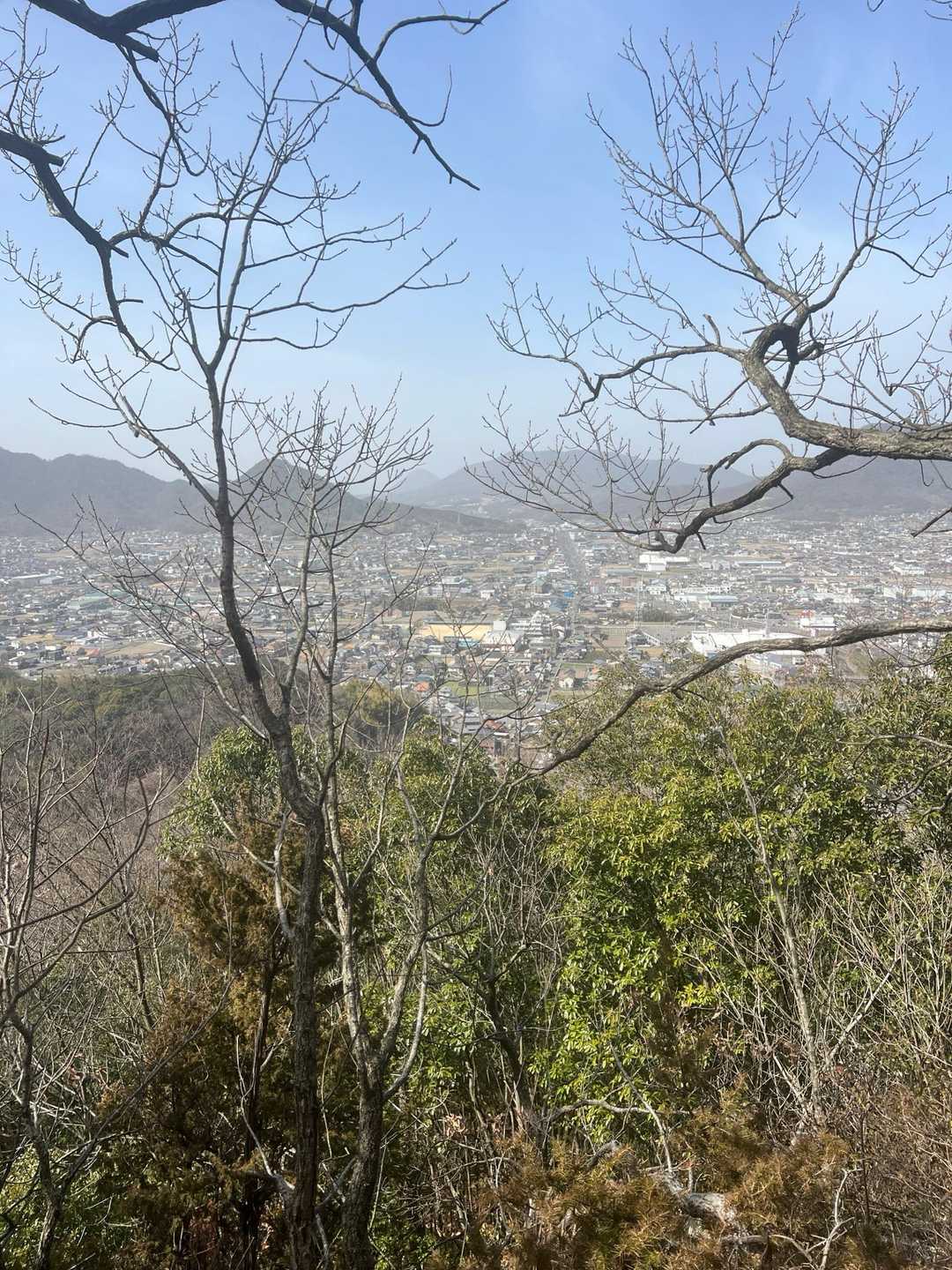 山頂へ向かう