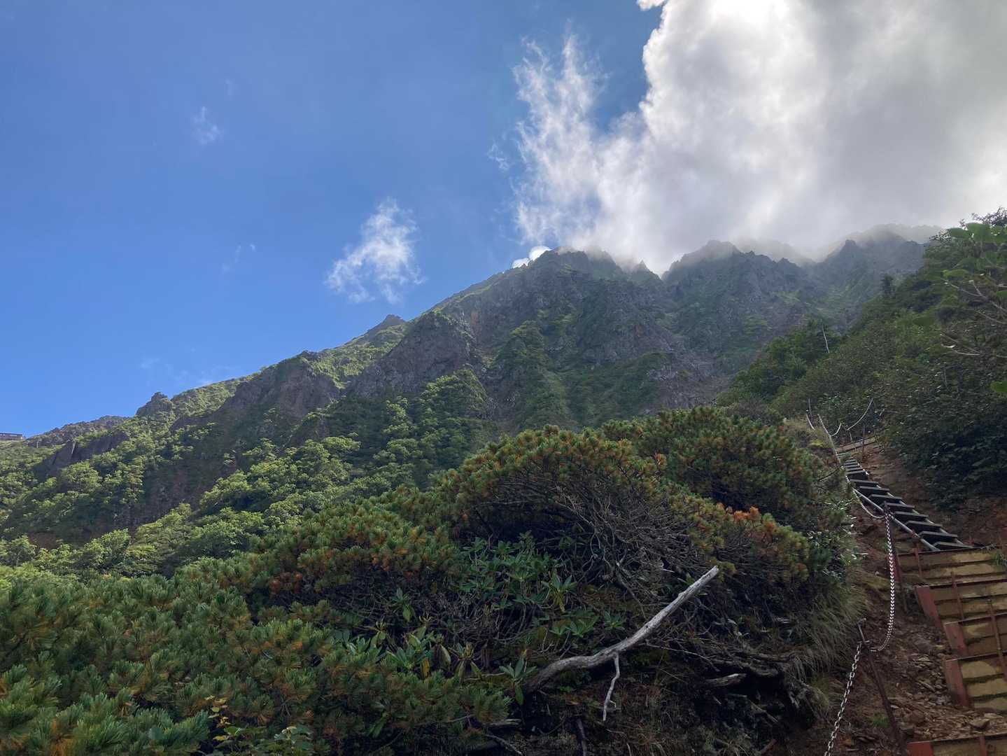 美濃戸口-北沢-行者小屋-地蔵ノ頭-赤岳-南沢 周回コースの写真