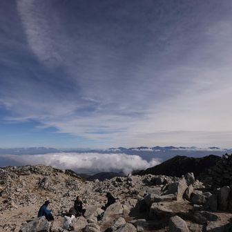 山頂着
