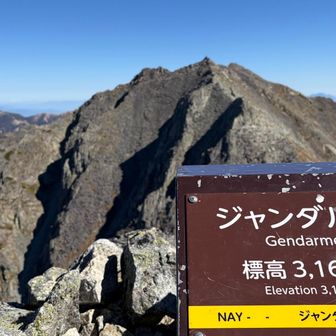 目指すは奥穂！
