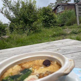 もちろん鍋焼きうどん
あったかいものって体に染みるね