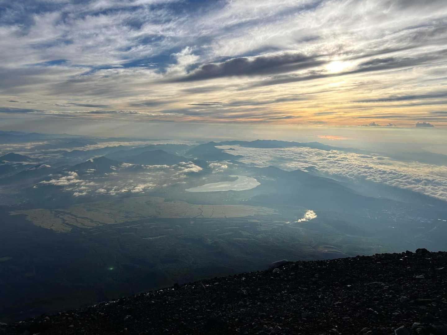 富士宮口五合目-宝永山-富士山-富士山 縦走コースの写真