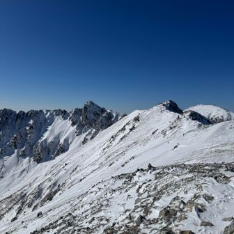 伊那前岳からの宝剣岳