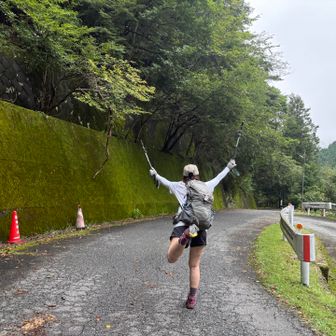 そろそろ🅿︎に着くので、無事ゴール☺️