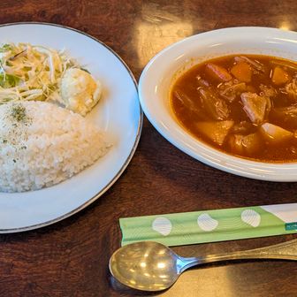 夏沢鉱泉のボルシチ美味しかったー