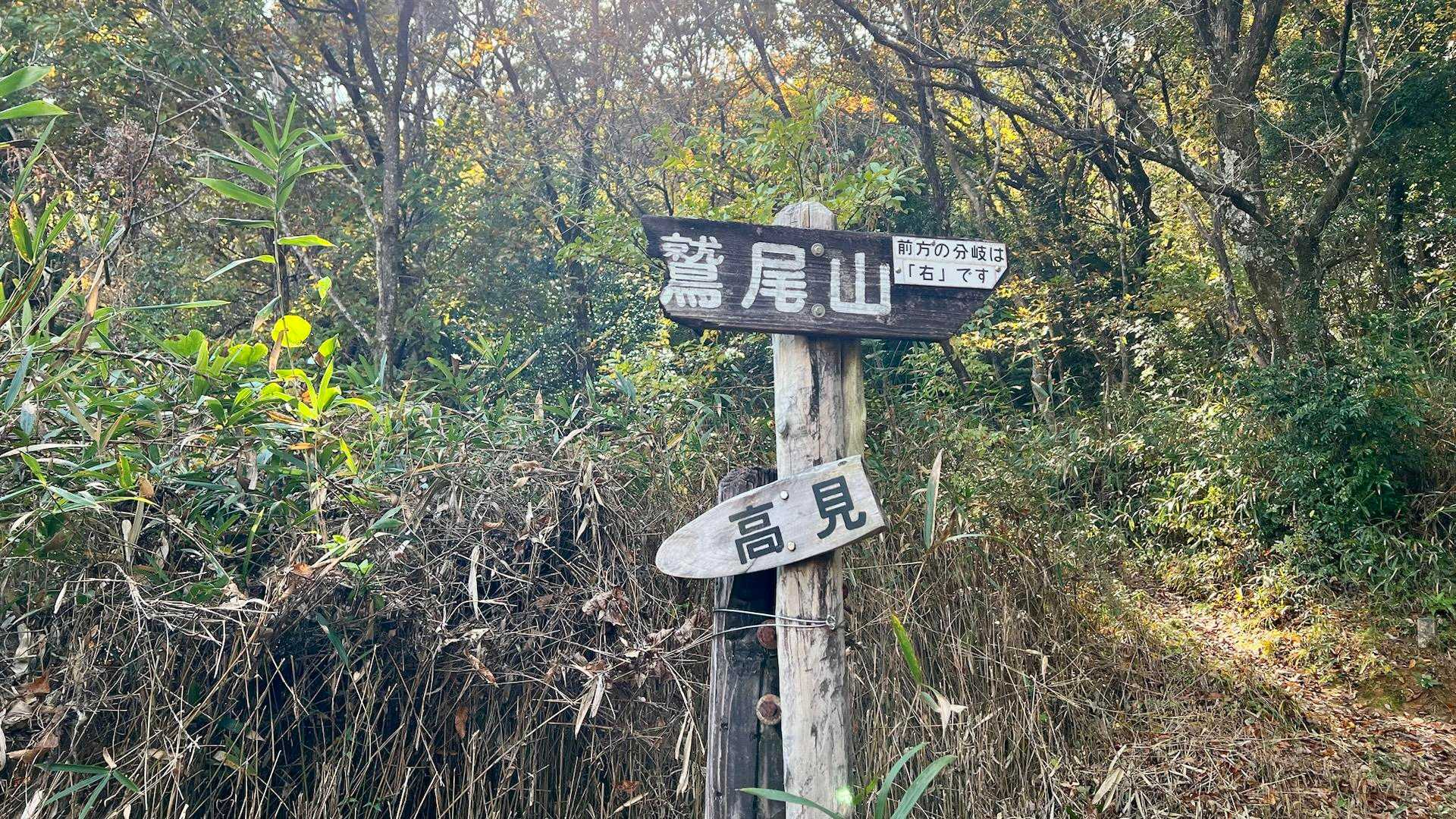 まずは鷲尾山へ