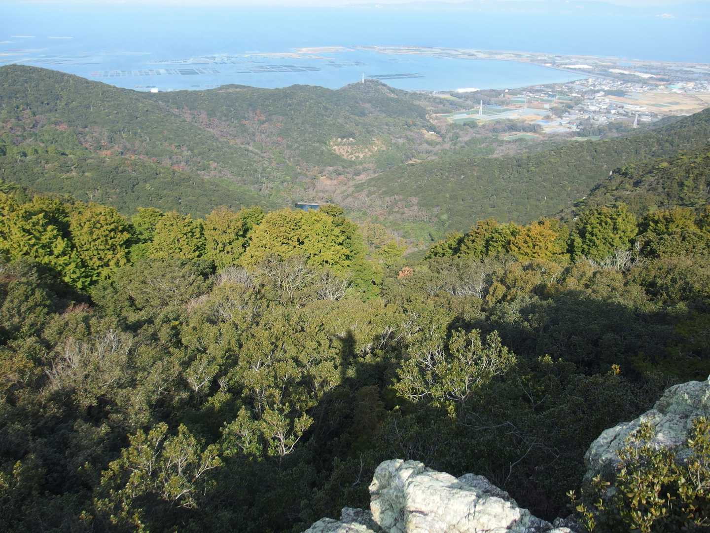 達磨岩から