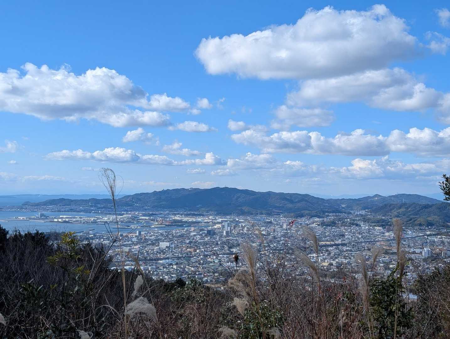 夕陽ケ丘展望台からの眺望。