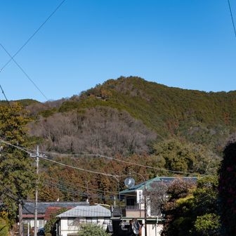 　あそこが山頂だな