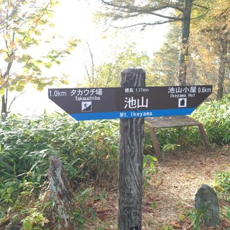 池山登頂🗻本日1座目