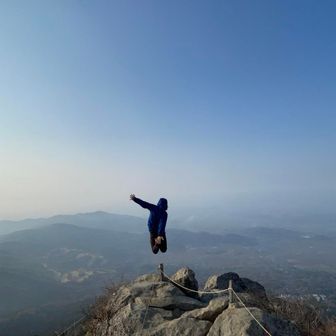 女体山山頂
#自撮りはスポーツ
骨折してるけど