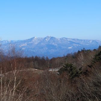 高原山
ちょっと八ヶ岳（阿弥陀岳、中岳、赤岳を南から見た姿）っぽくてカッコ良いね😃