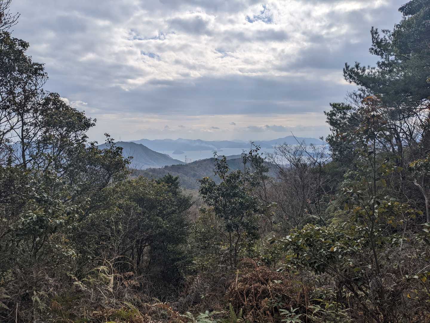 寄道した、蟻ケ平山頂から