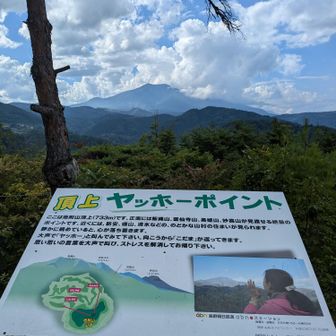 ヤッホーポイント
「ヤッホー」と言ってみたけど、こだまは帰ってこなかった😅条件があるのかなぁ？