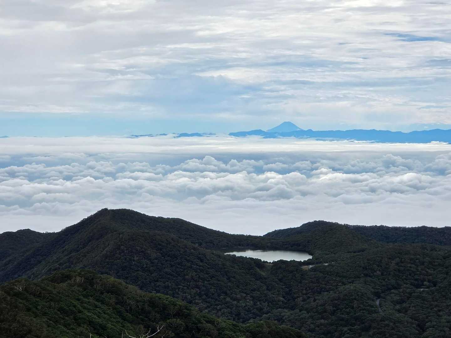 富士山が見えました