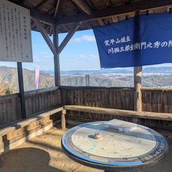 城山山頂に有る休憩所で遅めの昼食とお昼寝😴をして下山しました
