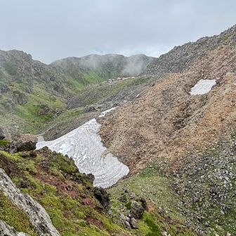 七高山から稲倉岳方向を望む
