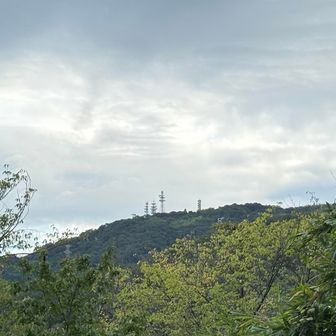 生駒山が見えます