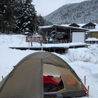 こちらはテント二張りでした