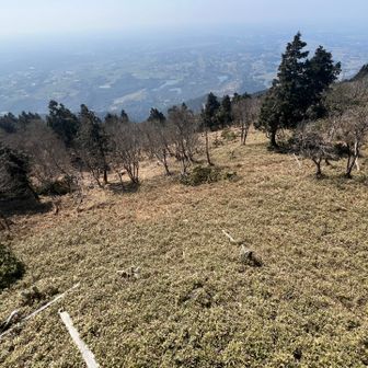 下界の景色はこんな感じ、景色も頭もボ〜ンヤリ