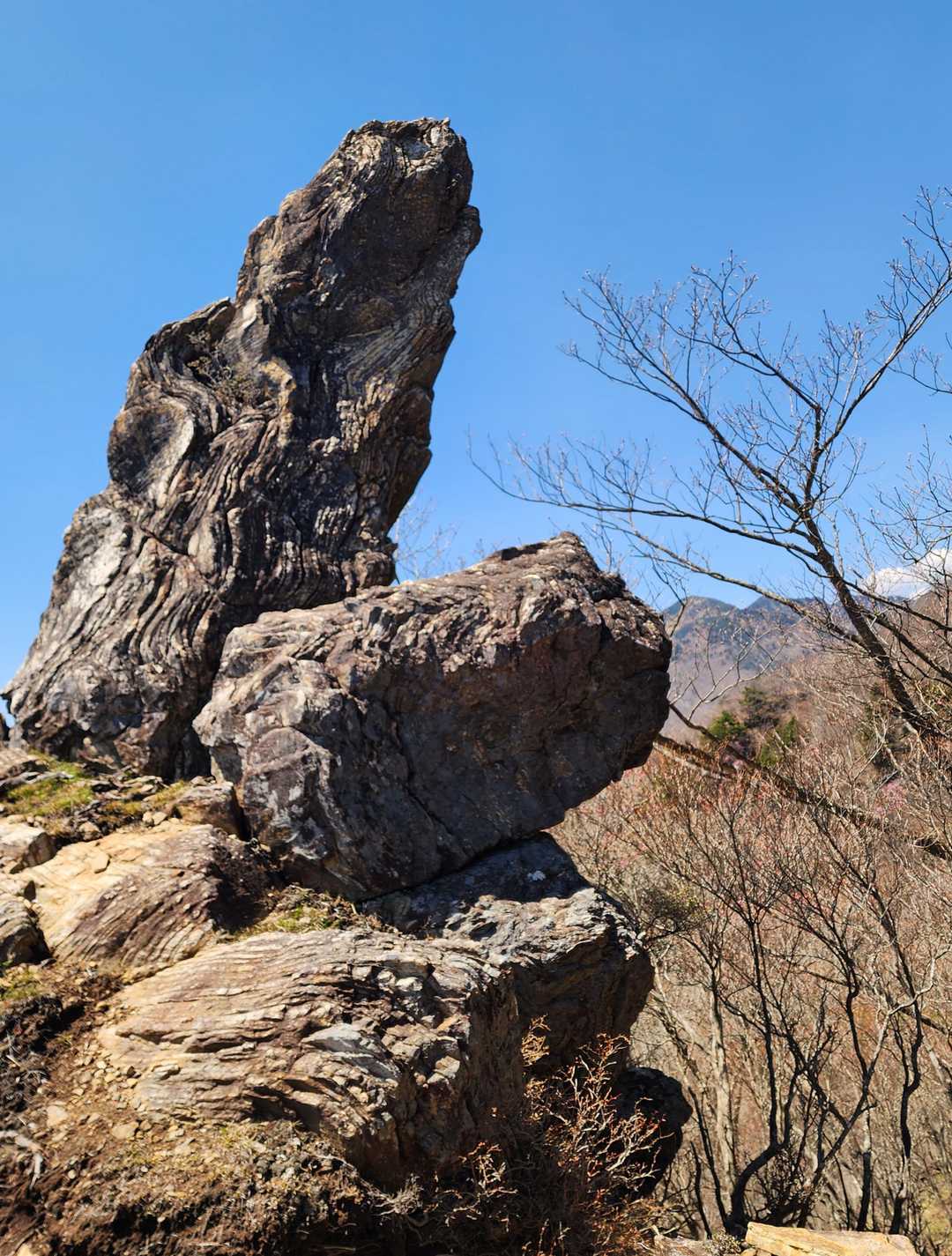 お気に入りのハサミ岩
(*^-^*)