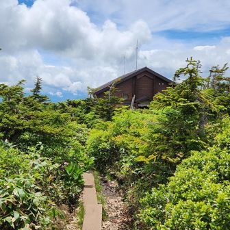 小屋でお昼にしましょう