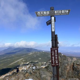 さて、黒百合ヒュッテへ降りよう