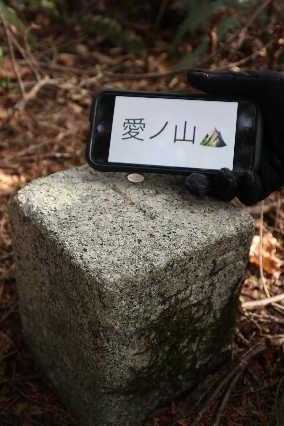 標識が無いのでぶんぶんさんが即席標識作成