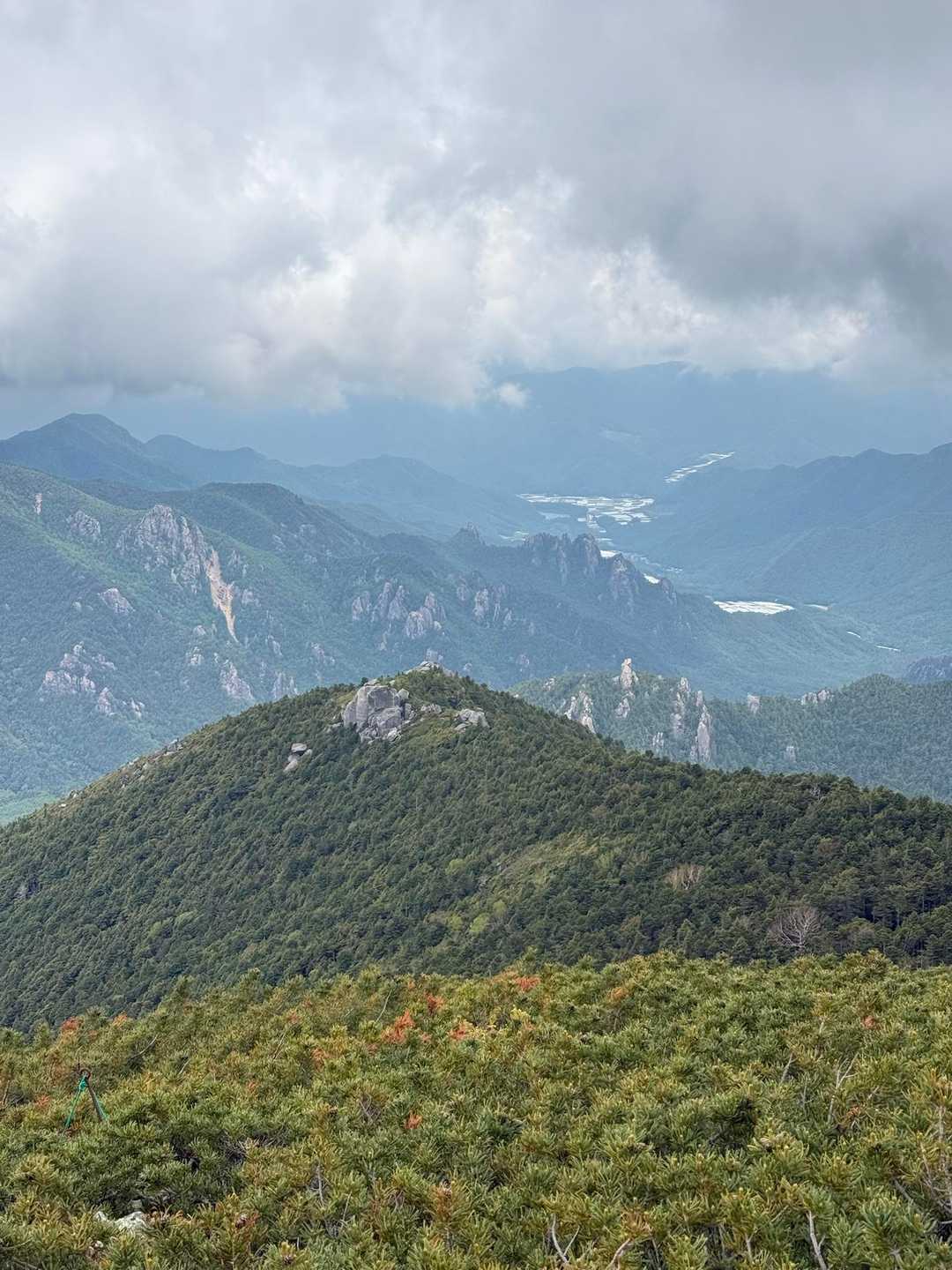 奥に白く見えるのは、長野県川上村のレタス畑です
聞かれて「田植え前の水田ですよ」と答えてしまいましたが、違いました。すみません。