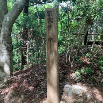釈迦岳の周辺、特に天王山や島本町・山崎方面、あるいは近くの古社（小倉神社など）から見て、この山が「申（さる）の方角」（西南西）に位置していたことから、位置特定や測量の目印として「申」の文字が当てられたという説があるそうです。
AI凄い。