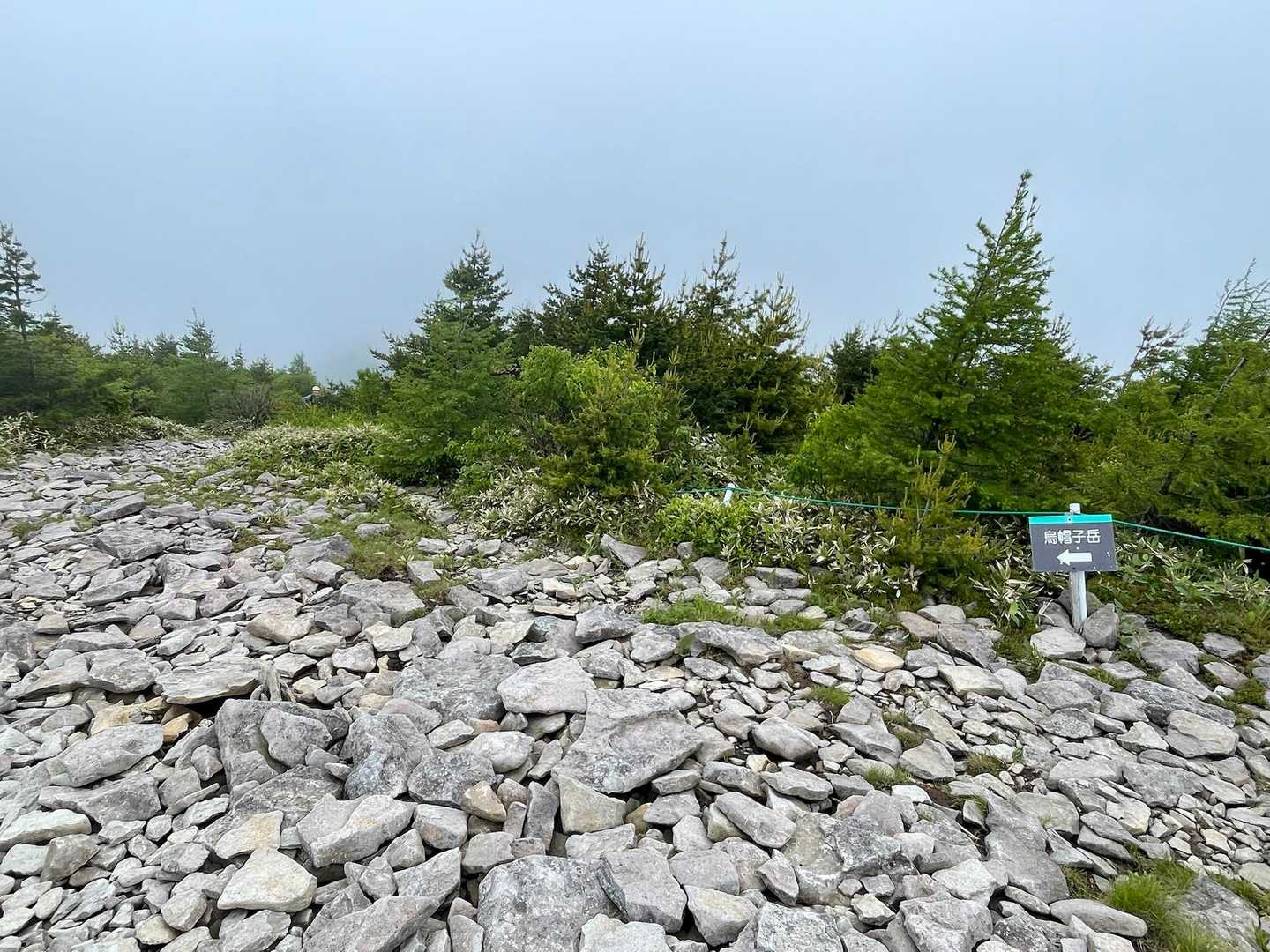 烏帽子岳へ向かいます