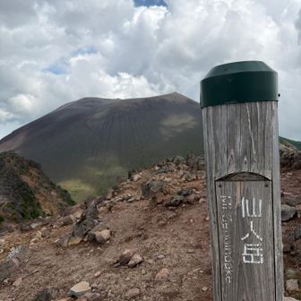 仙人岳山頂2319mに到着です👍