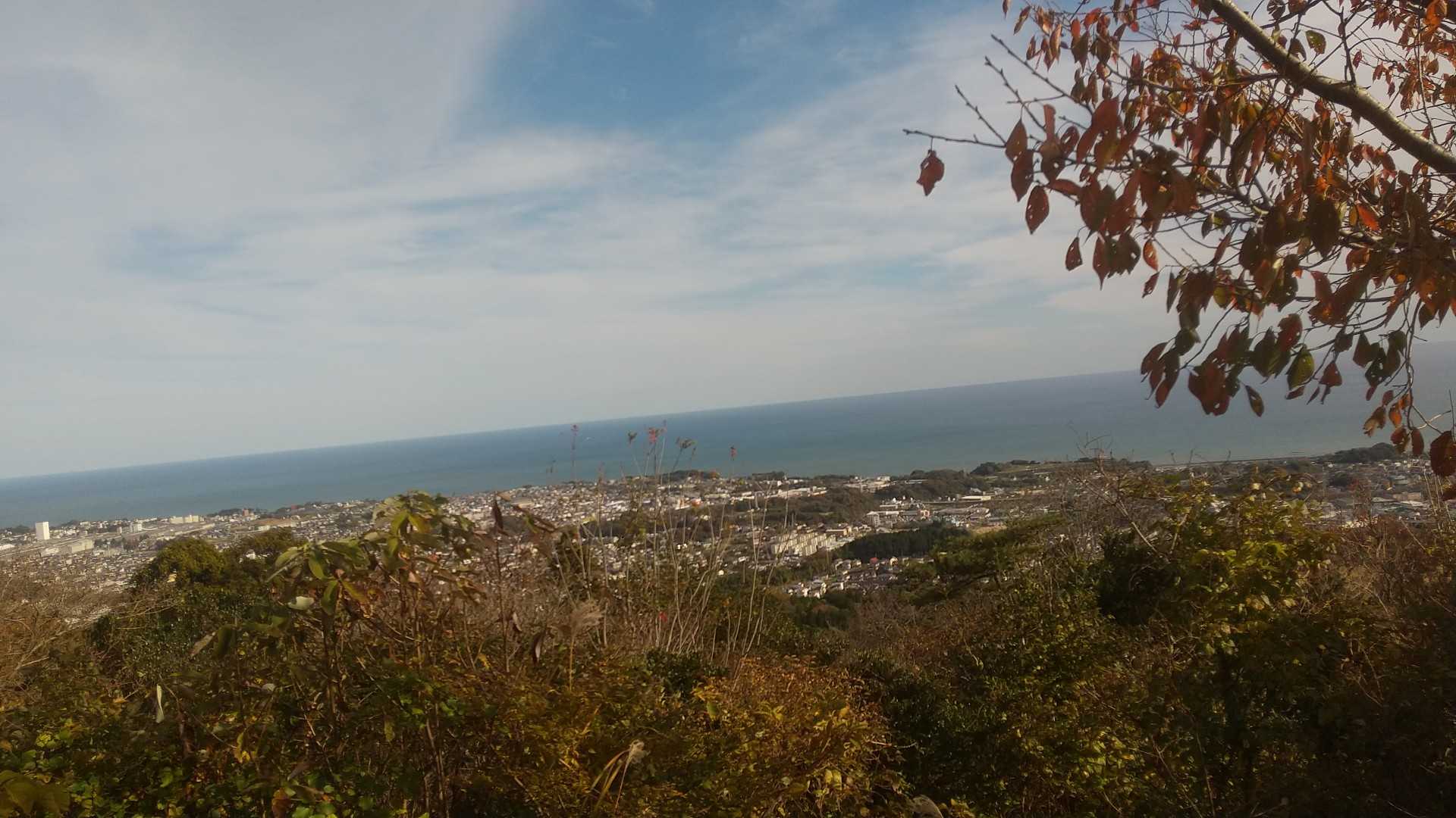 鞍掛山より