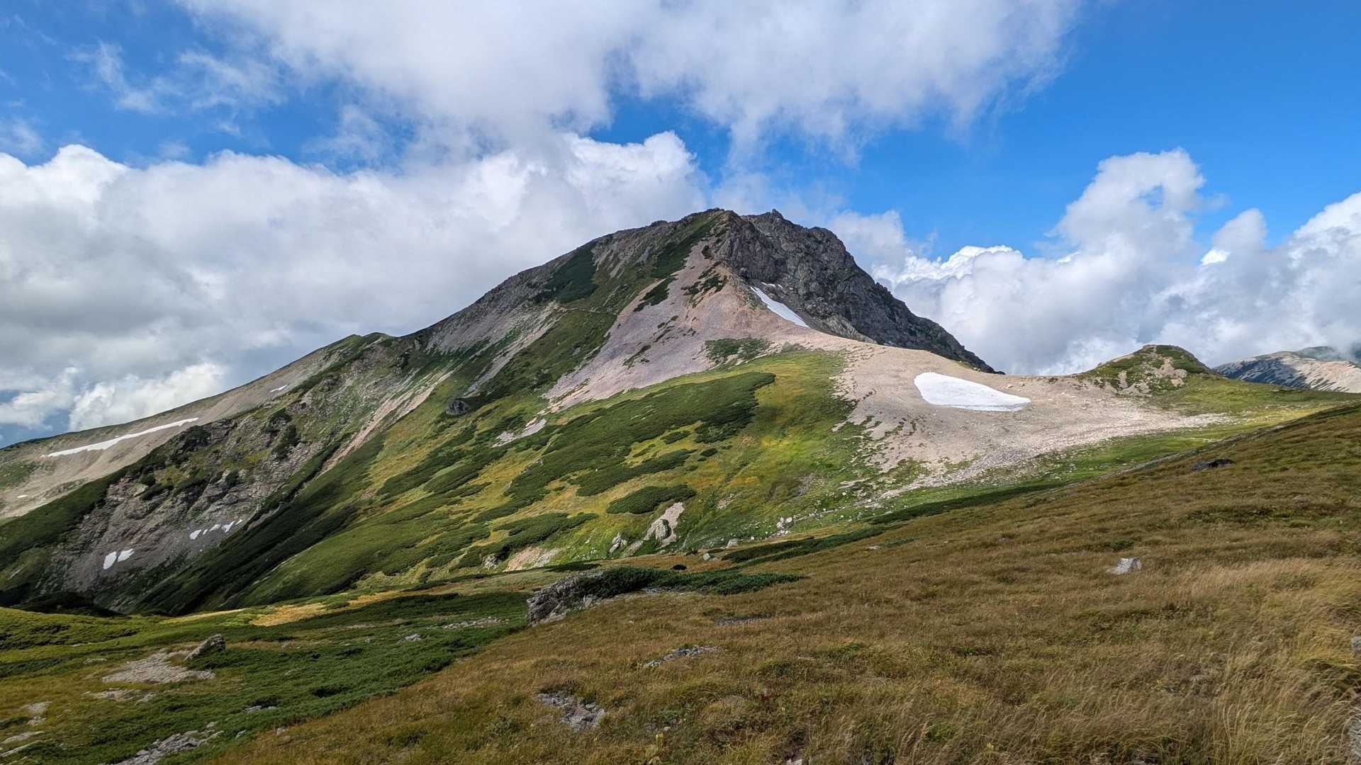 丸山-杓子岳-白馬鑓ヶ岳-猿倉登山口 縦走コースの写真