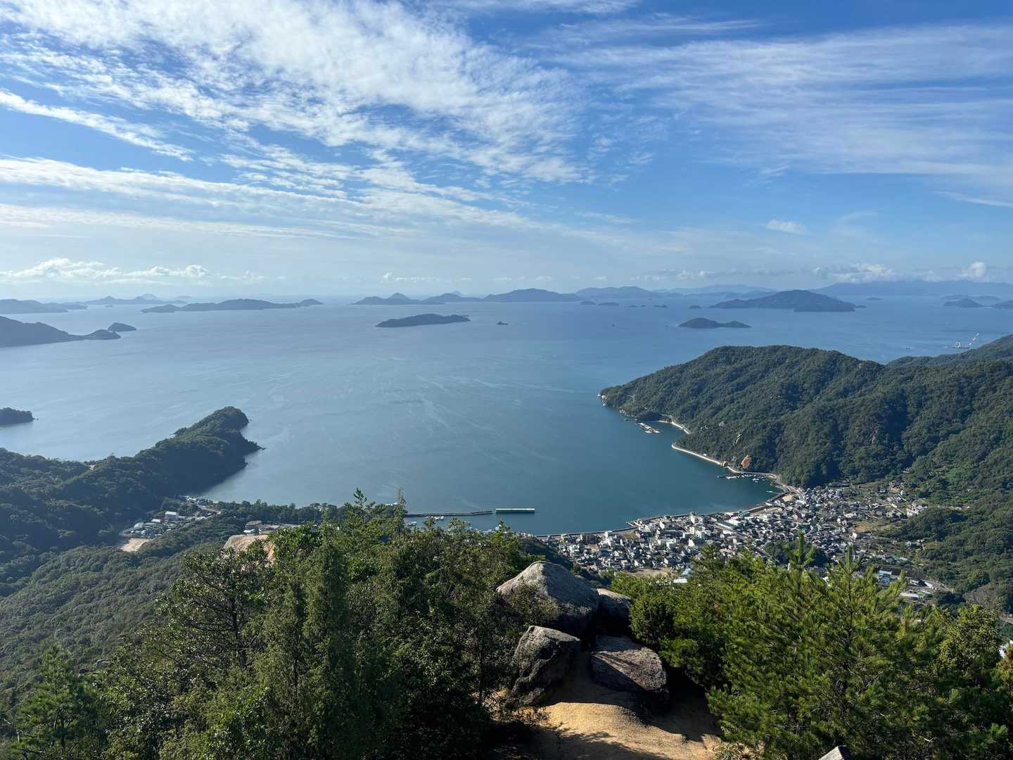 瀬戸内海が一望！