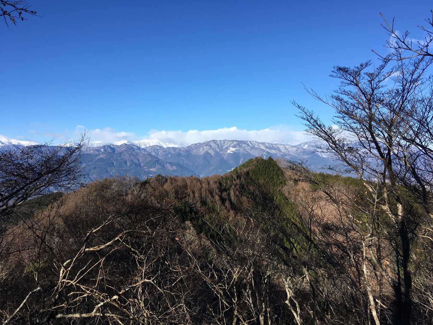 帰りに小高山(1128m)へ寄り道
正面に大畠山