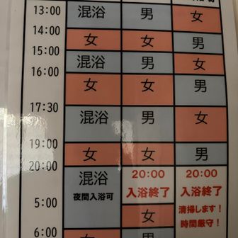 ちゃんと時間守ってあかゆに入ってたらおばちゃんが扉開けてきた！どうやら時間思い込みで間違えてきた模様😣おばちゃん脱いでなくてよかったです