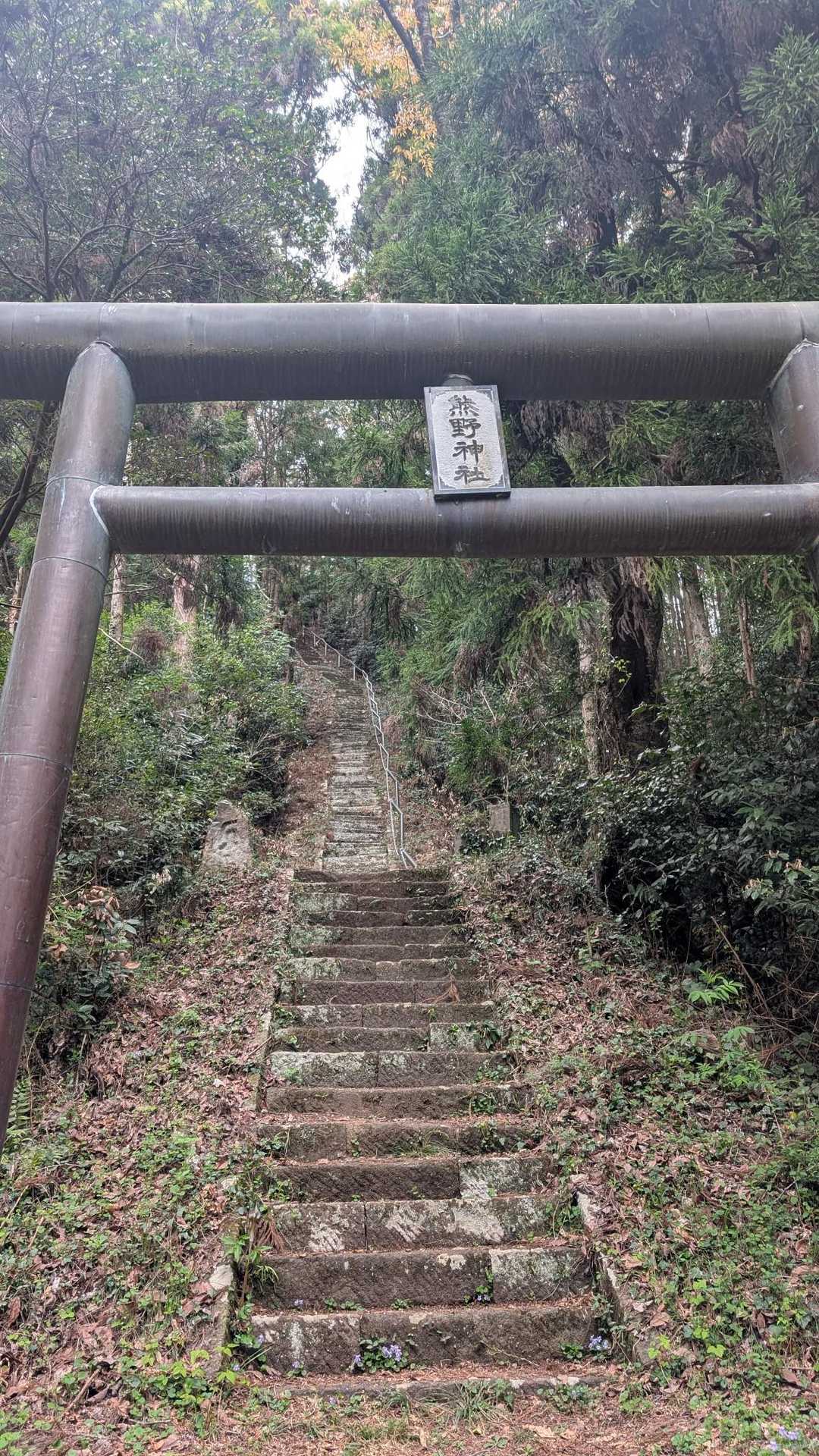 では気合いを入れて熊野山へ😆
