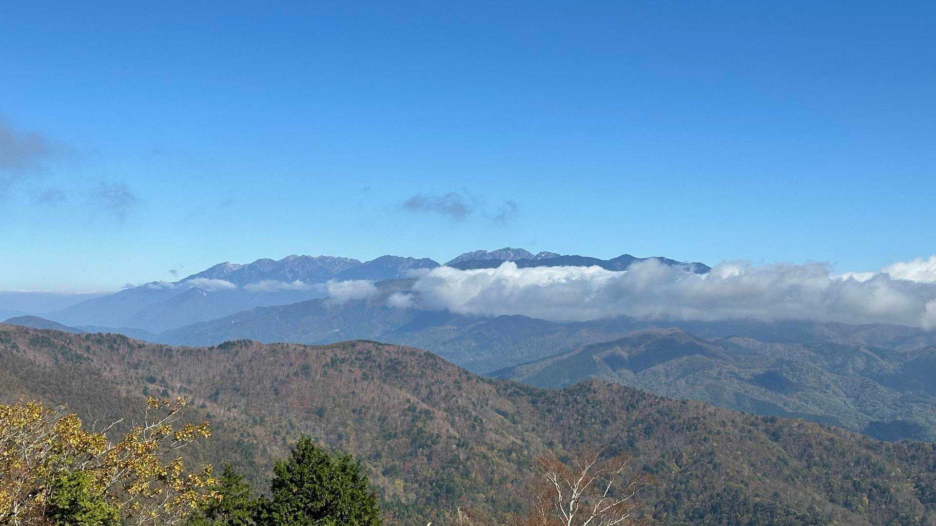 こちらは中央アルプス⛰