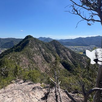 暑すぎて頭痛がしてきました😓
神ノ上山まで行きたかったけど
ここでルート変更
竜王山から下山します