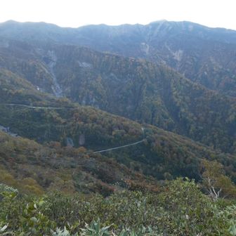 別当坂分岐から別山